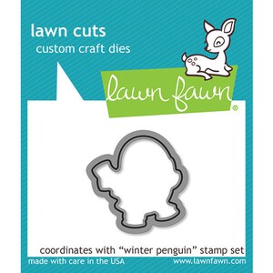 Lawn Fawn - Cortes de césped - Troqueles - Pingüino de invierno