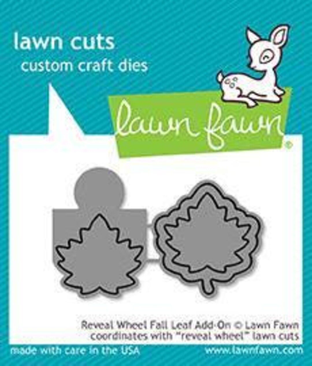 Lawn Fawn - Lawn Cuts - Dies - Reveal Wheel - Fall Leaf Add-on - Etsy
