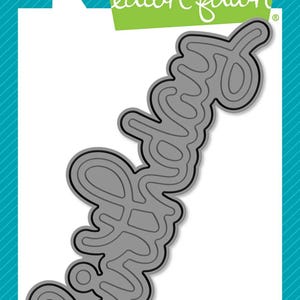 Lawn Fawn - scripty birthday outline add-on - lawn cuts