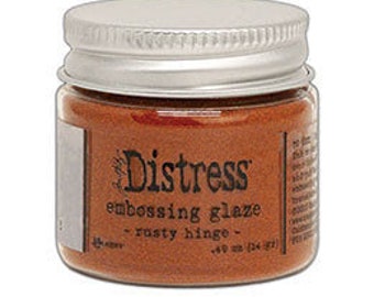 Tim Holtz Distress reliëf glazuur-roest scharnier