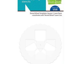 Lawn Fawn - Lawn Cuts - Reveal Wheel Templates - Square