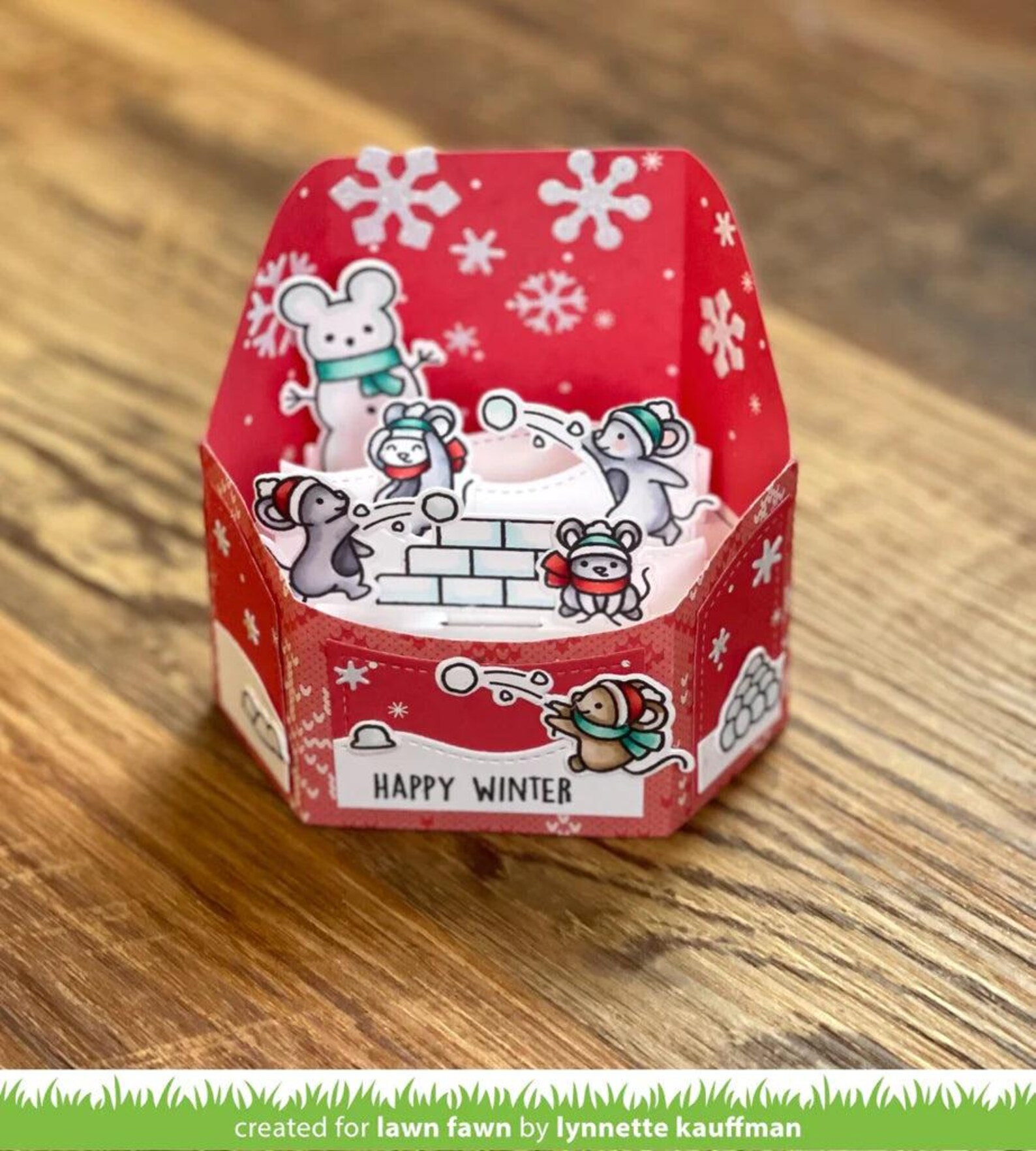 Lawn Fawn - Snowball Fight - Clear Stamp Set - Etsy