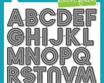 Lawn Fawn - oliver's stitched ABCs - lawn cuts