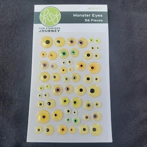 Fun Stampers Journey-Occhi di mostro- 56 pezzi