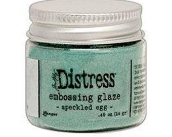 Tim Holtz® Distress Embossing Glaze Speckled Egg ( 2020 New Color) in stock