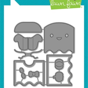 Lawn Fawn - tiny gift box ghost add-on - lawn cuts