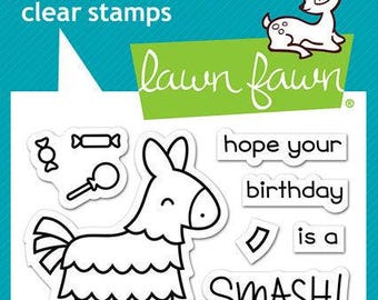 Lawn Fawn - Clear Acrylic Stamps - Year Seven