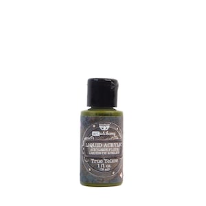 Prima - Finnabair - Art Alchemy - Tinta acrílica líquida - True Yellow