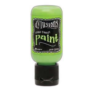 Ranger Ink - Dylusions Paints - Flip Cap Bottle -Island Parrot