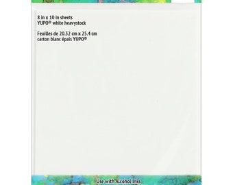 Tim Holtz - Alcohol Ink White Yupo Paper