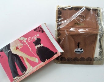 1960s Vintage Nylon Stockings ~ KOLOTEX CLINGS  *Made in Australia* 15 Denier Hosiery in Original Packaging