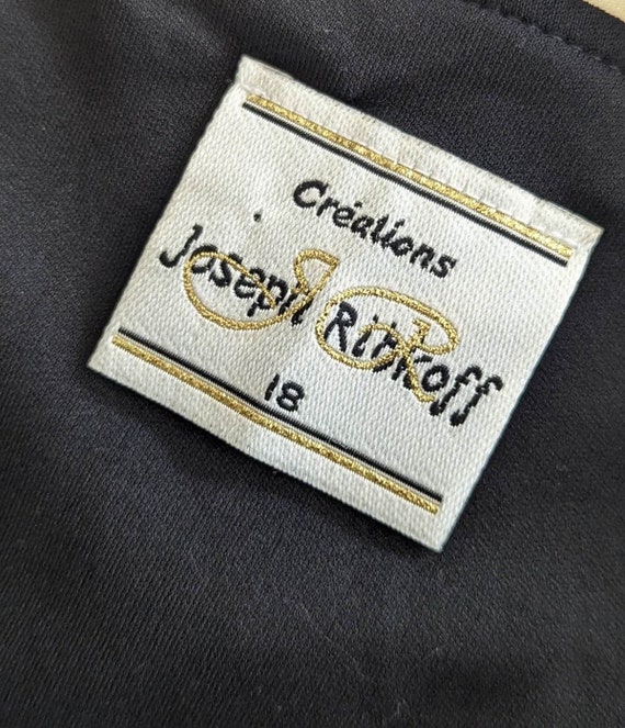 Vintage 90s JOSEPH RIBKOF Evening Jacket ~ Wide S… - image 6