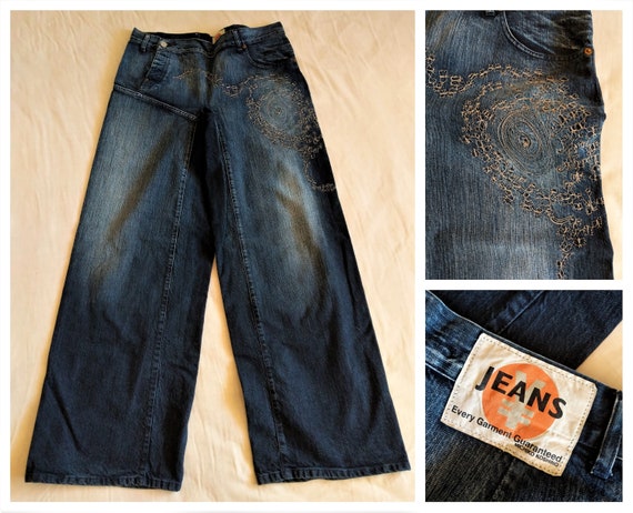 MICHIKO KOSHINO~YEN Jeans *made in Italy* Side Buttons Super