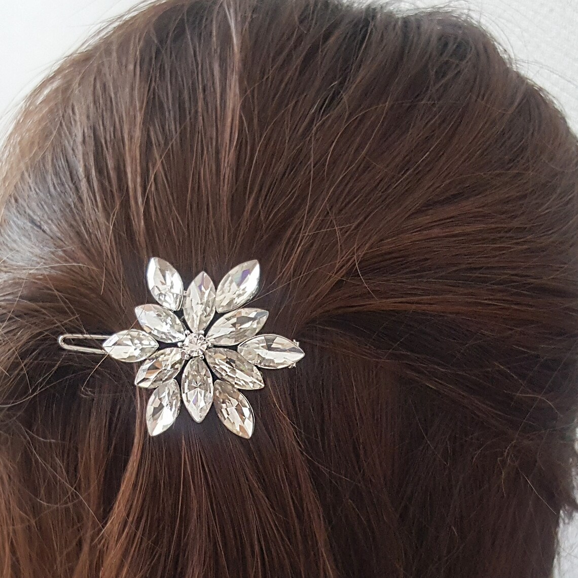 Snowflake Hair Clips, Snow Flakes, Winter Hair Accessories ,winter