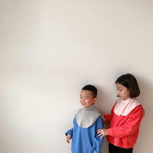 Kids Cotton Turtleneck Dickie: Neck Warmer Collar (2-8 Years)