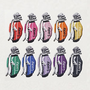 Golf Bag Aufnäher, gesticktes Golf Designs Golf Bag Patch Golf Bügelbild