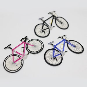 自転車パッチ アイロン接着 縫い付け 衣類 自転車 サイクリング 刺繍バッジ アイロン接着 自転車パッチ | 自転車ギフト | 自転車ギフト
