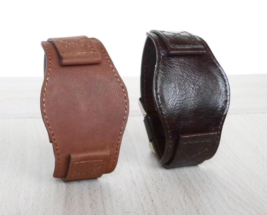 Genuine Leather Watch Bracelet Custom Made Watch Strap Etsy