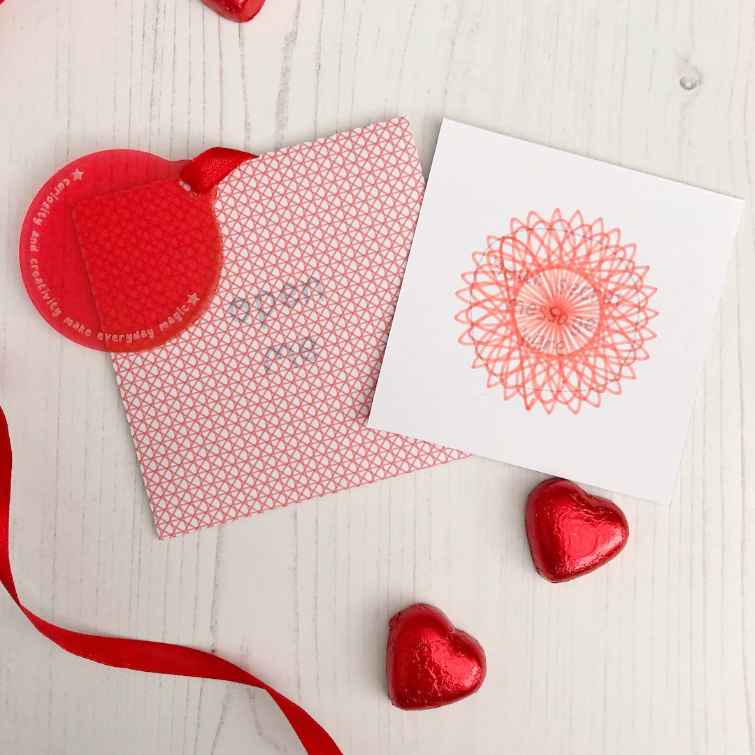 Personalised Secret Message Red Reveal Mini Print and Decoder - Etsy