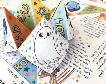 Spooky Undead Fortune Teller Zine: Weird Animal Facts (Digital Download)