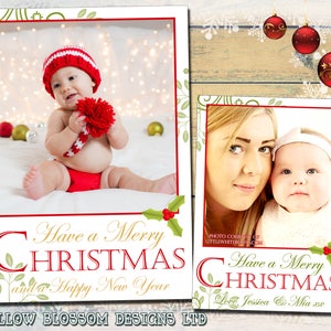10 op maat gemaakte familie aandenken foto kerst wenskaarten afdrukken gevouwen ansichtkaart kind ouder gepersonaliseerde bedankkaarten jongen meisje tweeling