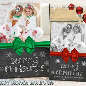 10 Familien-Andenken-Foto-Weihnachtsgrußkarten Nach Maß Druck gefaltete Postkarte Festliche Weihnachten Personalisierte Dankeskarten Tafel
