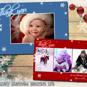 10 broers en zussen foto kerst bedankkaarten gevouwen ansichtkaart gepersonaliseerde kinderen kinderen baby huisdieren sneeuwvlokken stijlvol modern leuk schattig sneeuwvlok