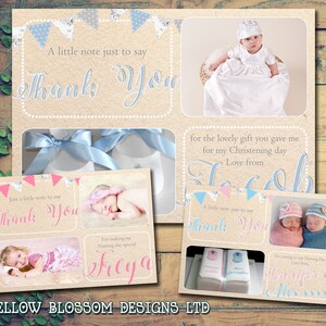 10 bandierine rustiche shabby chic foto battesimo compleanno battesimo giorno battesimo foto naturale stampata biglietti di ringraziamento ragazzo ragazza gemelli divertimento vintage