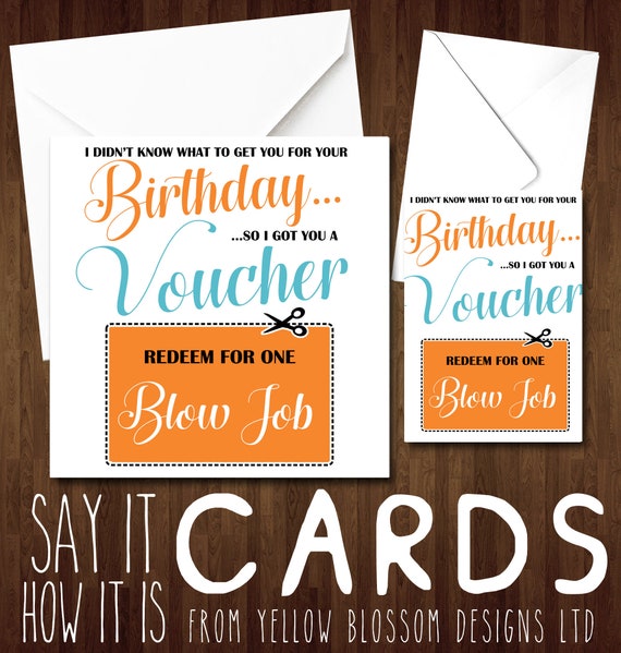 Rude Lustige Geburtstag Gutschein Karte Ihn Freund Ehemann Etsy