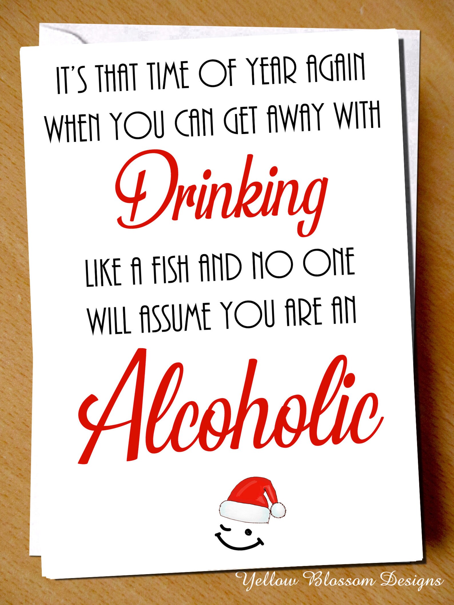Funny Christmas Card For Him / Her Son Daughter Mum | Etsy