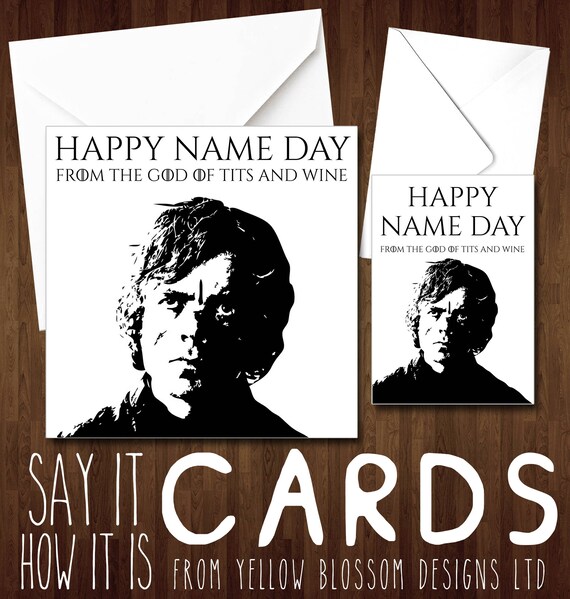 Happy Birthday Card Name Day From God of Tits & Wine Tyron - Etsy Denmark Happy Birthday Card Name Day From God of Tits & Wine Tyron - Etsy Denmark