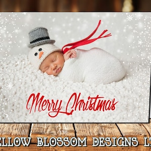 Klassiek modern 10 stuks foto gepersonaliseerde kerstkaarten jongen meisje tweelingfamilie bedankbriefje gevouwen bedrukte kinderen op maat
