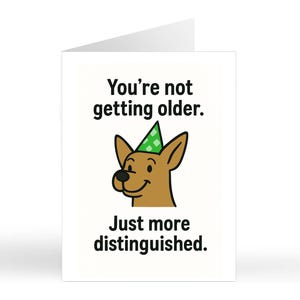 Divertente biglietto di auguri di compleanno per CANI / Lei Lui / Mamma Papà / Migliore amico / Sorella / Fratello / Passeggiatore / Amante dei cani / Animale domestico / Biglietti umoristici per adulti con animali