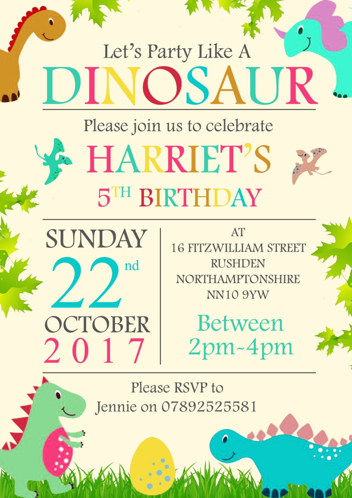 10 Personalised Kids Party Invitations Boys Girl Invites Party Etsy UK