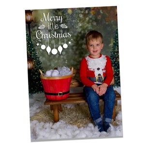 10 biglietti d'auguri di Natale personalizzati Stampa cartolina piegata Festività natalizia personalizzata Bambini Bambino Ragazzo Ragazza Amici Famiglia