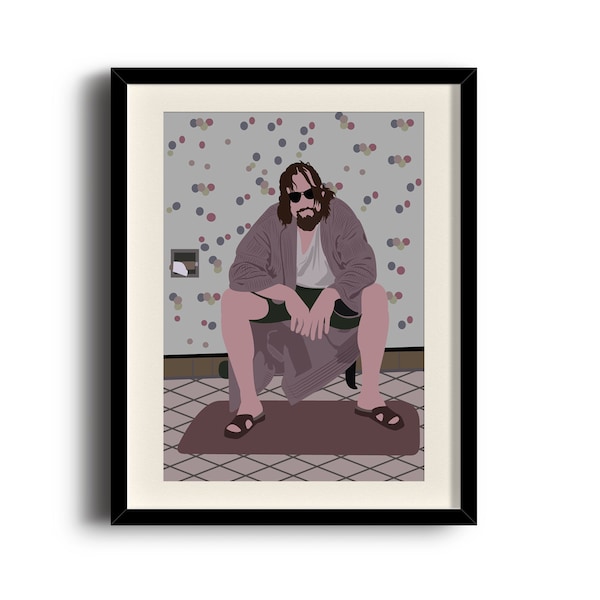 Big Lebowski Poster Etsy