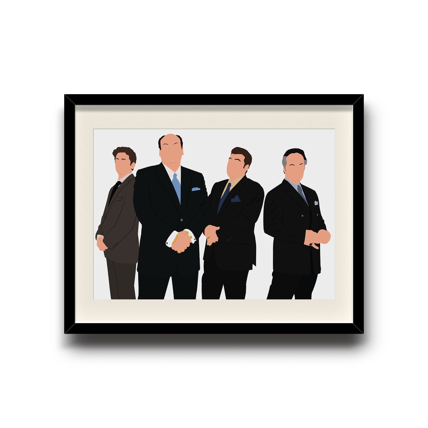 The Sopranos Minimalist Print Poster the Sopranos Digital Art Etsy