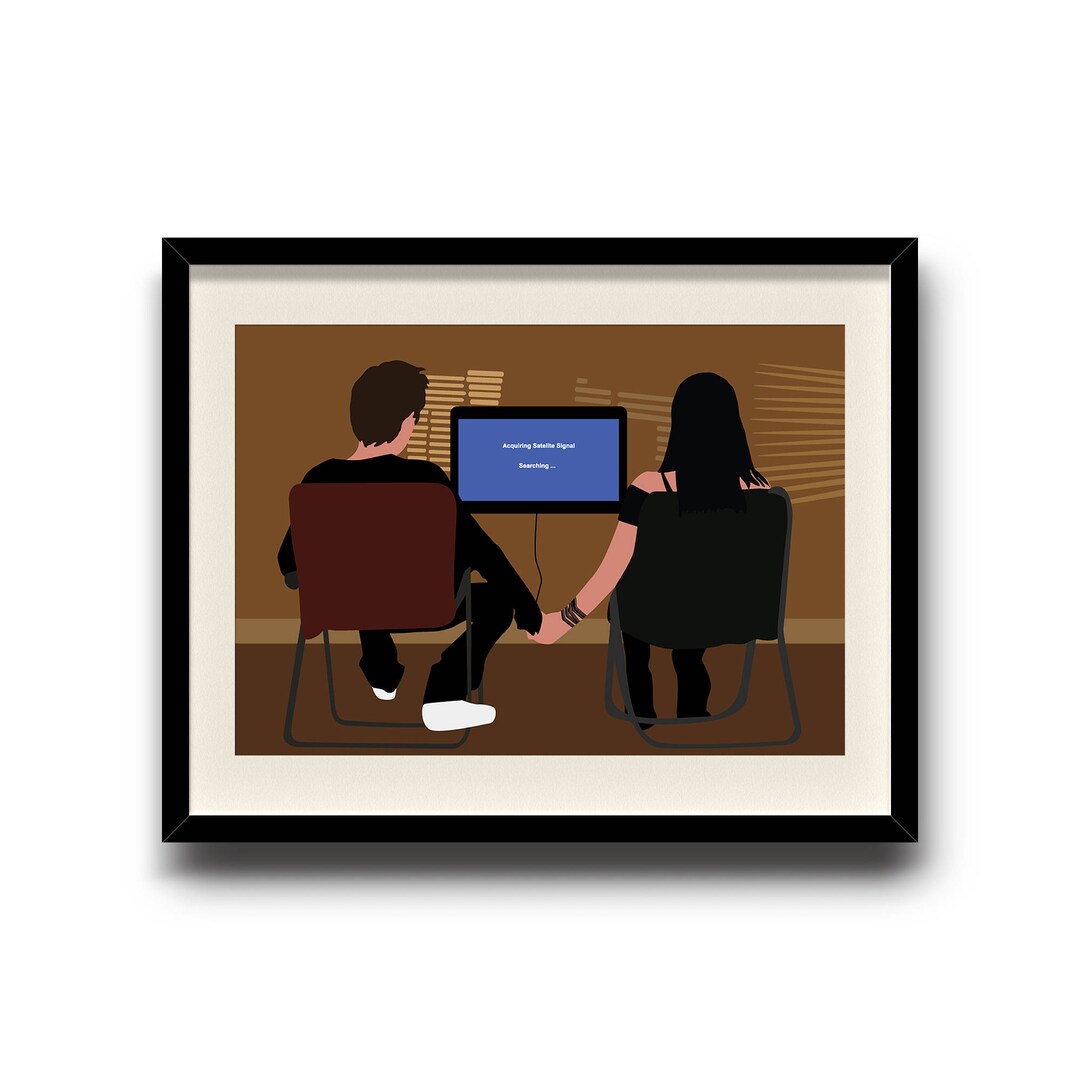 Jesse Pinkman & Jane Marglis, Breaking Bad Minimalist Print Poster