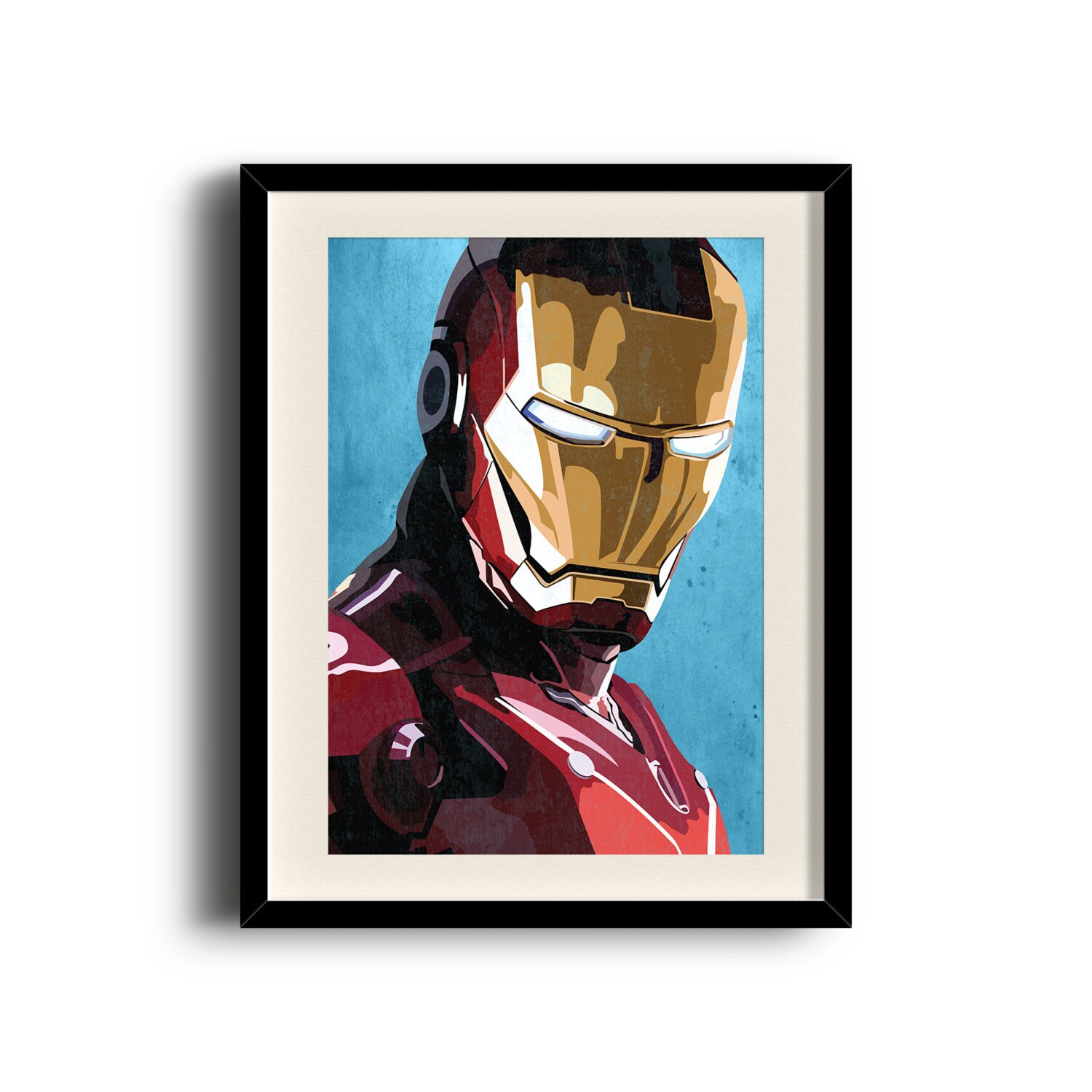 Poster A3 Marvel Iron Man Tony Stark Poster 02