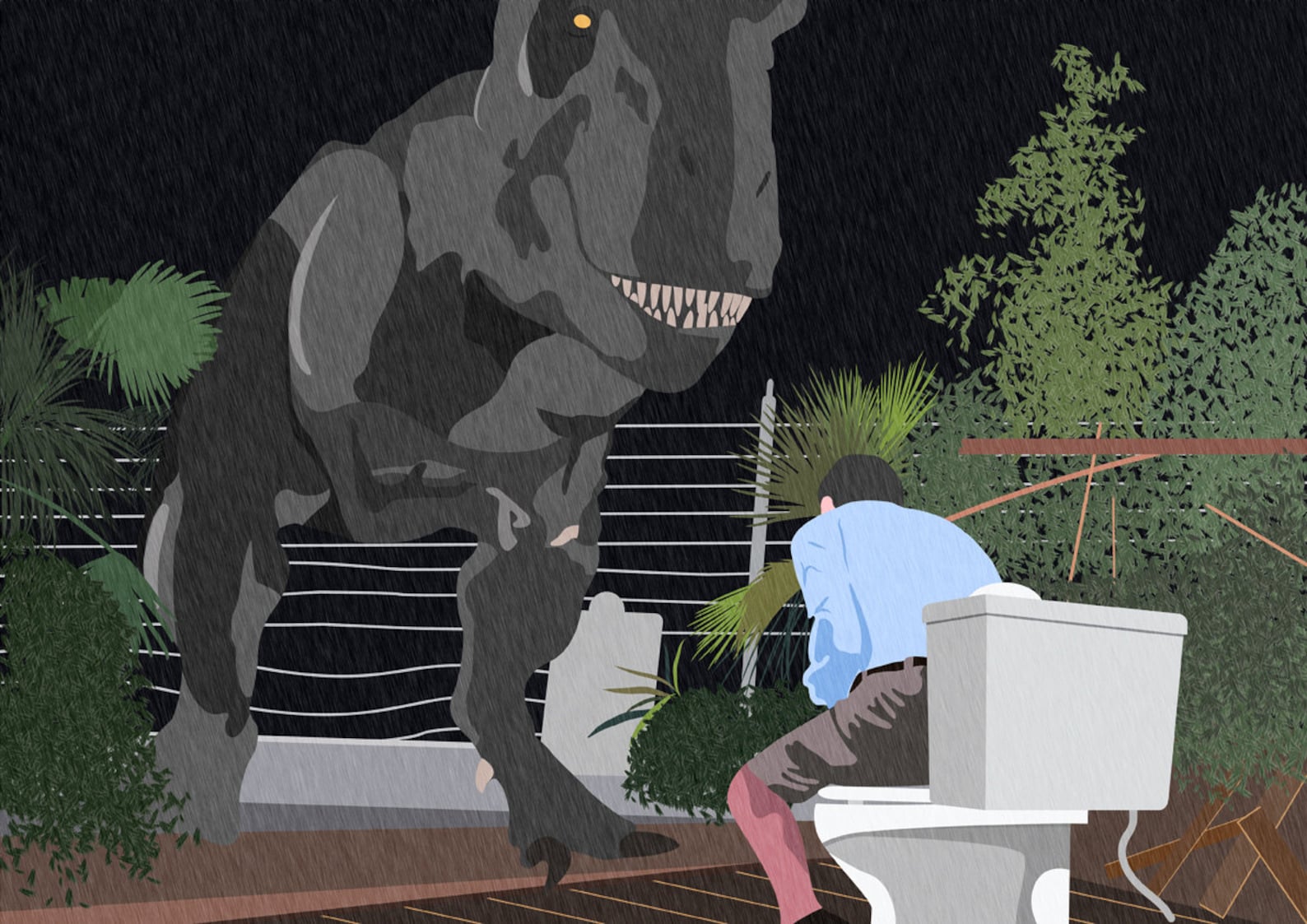 Jurassic Park minimalist poster Jurassic park digital art | Etsy