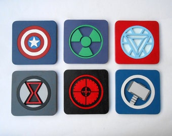 Avengers Untersetzer, Set mit 6