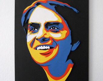 Carl Sagan, kunst aan de muur, 3D-wanddecor, figuurzaagkunst, houtkunst, 3D-kunst