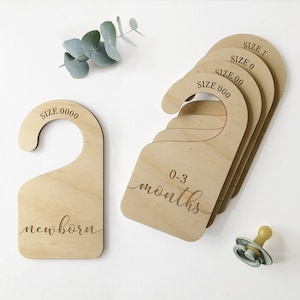 Diviseurs de vêtements | Diviseurs de garde-robe pour bébé | Diviseurs de placard | | nouveau-né Découpe laser