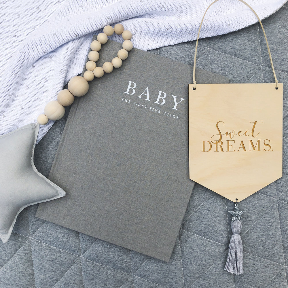 Sweet Dreams Bannière en Bois | Décor d'enfants