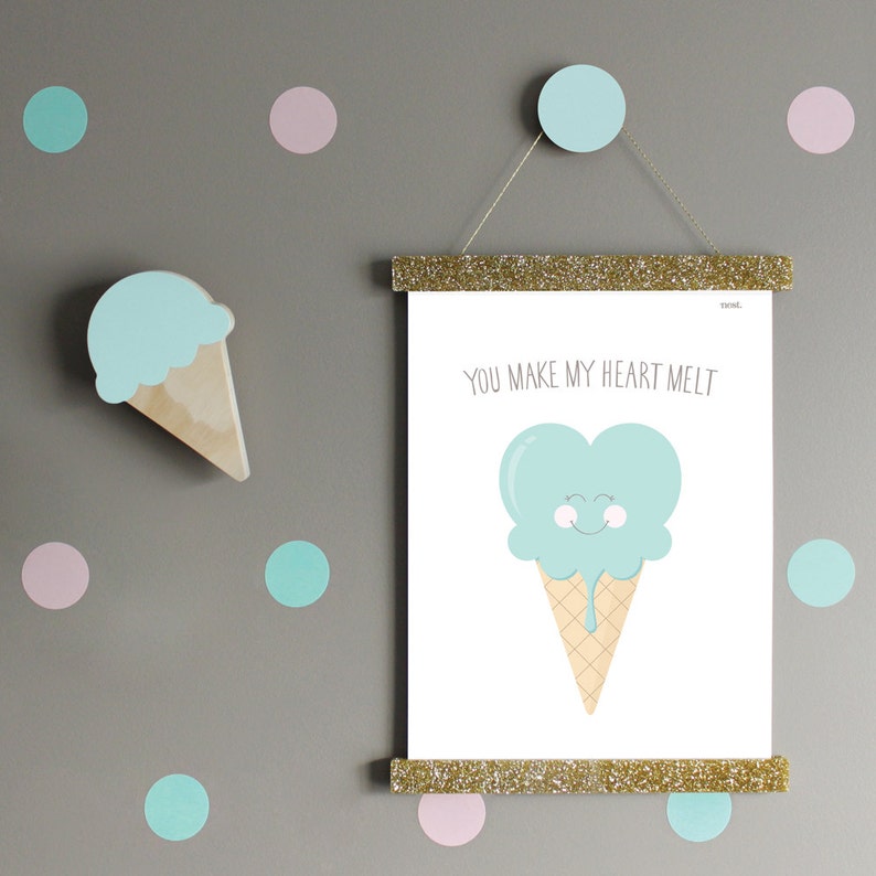 Art Print Hanger/ Poster Hanger Etsy