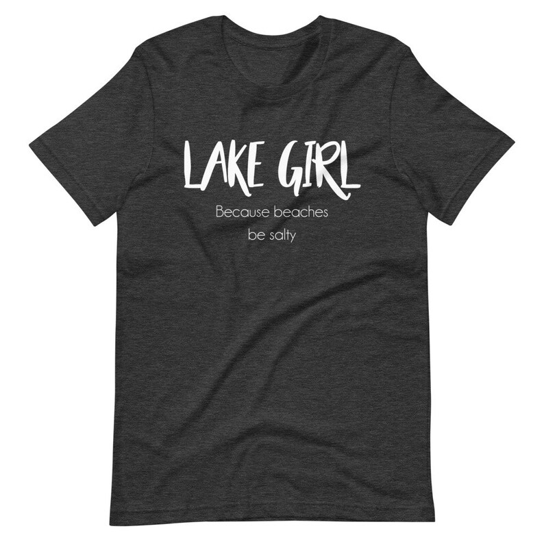 Lake Girl Funny Shirts Sarcastic Graphic T Shirts with Etsy
