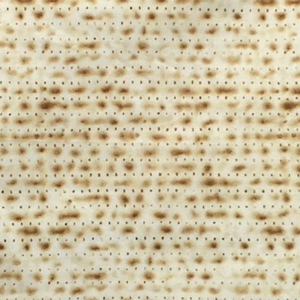 Passover Matzoh Jewish Fabric / Sold in 1/2 Yd Increments / Multiple Yards Available