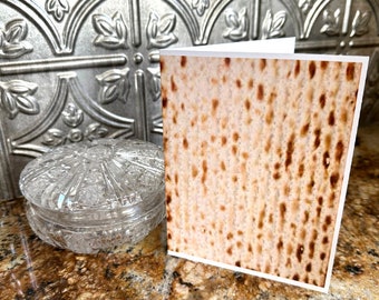 Passover Greeting Card - Matzoh Matzah / Jewish Greeting Card / Holiday Card