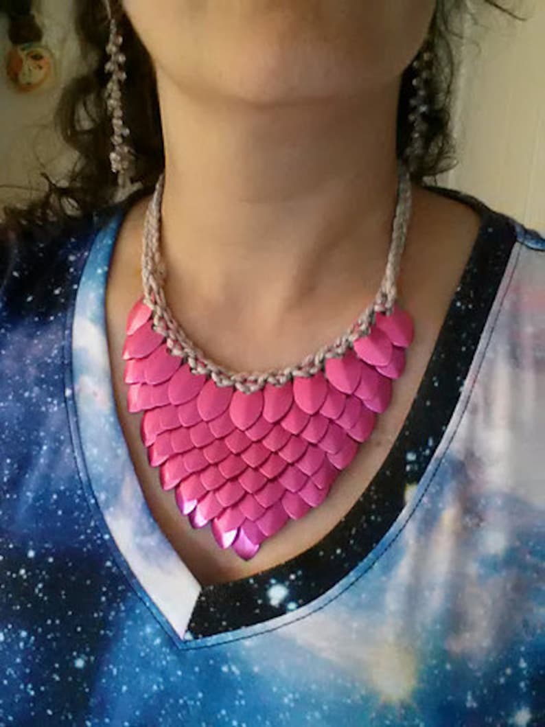 Dragon Scale Necklace Made to Order Etsy