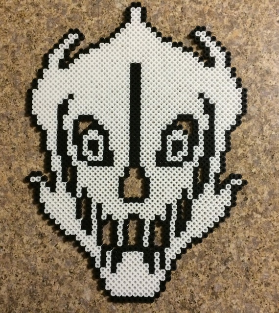 gaster blaster undertale perler etsy